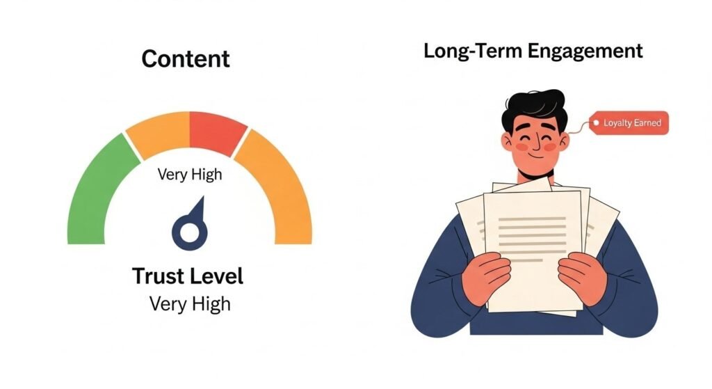 AI Writing Tools vs Human Writing trust and consistency over time
